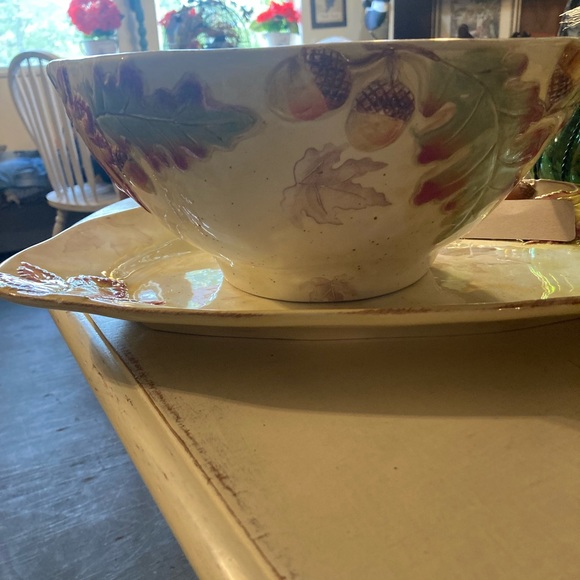 Large Salad Bowl and Serving Tray - Picture 1 of 5